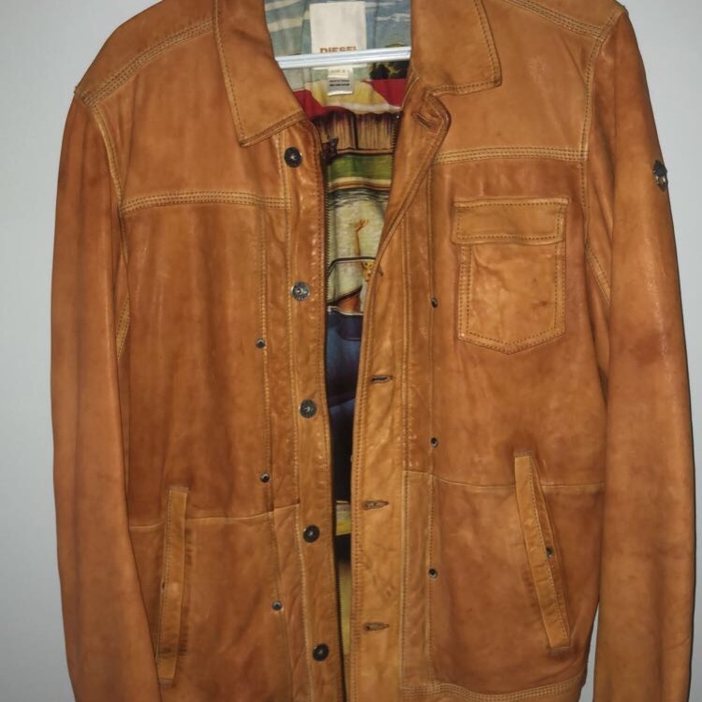 Diesel jacket leather